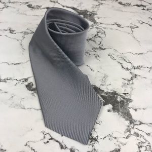 Brooks Brothers Makers Men’s Silk Gray Silver Tie